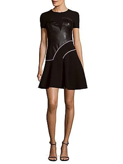 Versace Abito Donna Mini Dress In Black