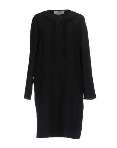 Marni Shirt Dress In Black
