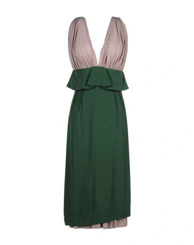 Marni 3/4 Length Dress In Green