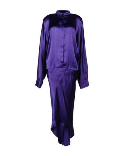 Haider Ackermann 3/4 Length Dresses In Purple