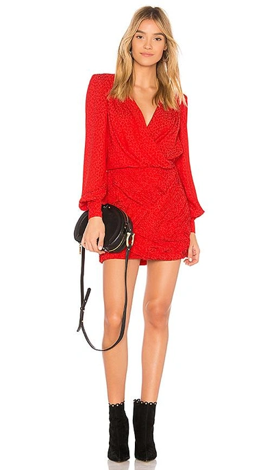 Free People Let's Dance Dress In Red.