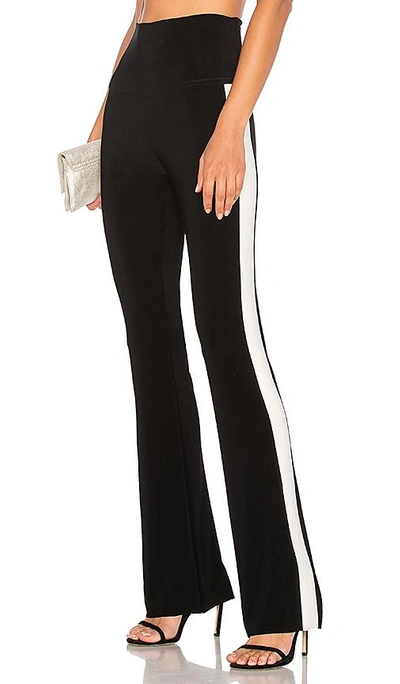 Norma Kamali Side Stripe Pant In Black