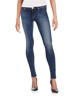 Hudson Super Skinny Jeans In Blue Gold | ModeSens
