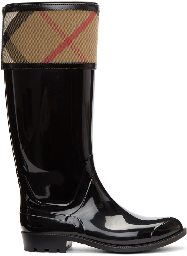 burberry crosshill rain boots