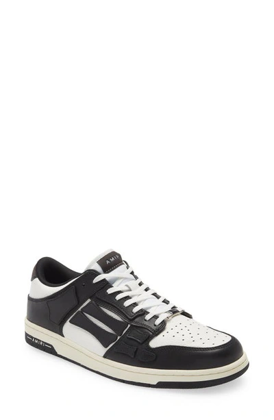 Amiri Skel Low Top Sneaker In Black