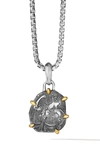 David Yurman Zodiac Pendant In Silveribra