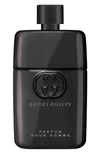 Gucci Men's Guilty Pour Homme Parfum Spray, 3 Oz. In Black