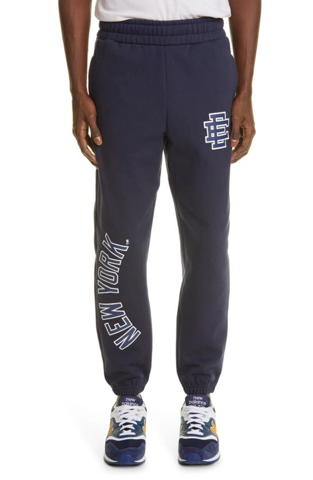 New Era Eric Emanuel X Mlb Cotton Blend Joggers In New York