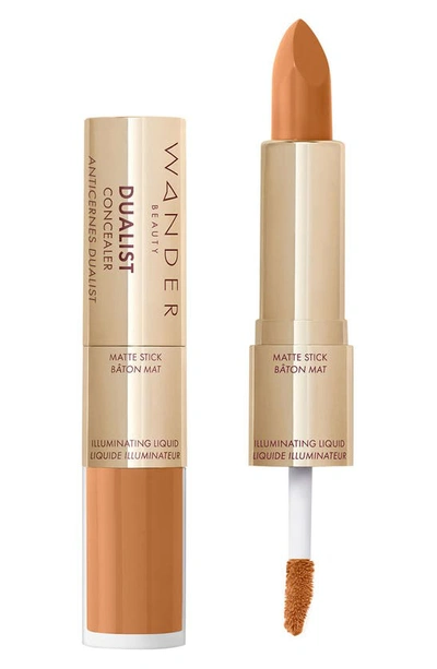 Wander Beauty Dualist Matte & Illuminating Concealer In Golden Rich