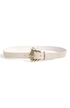 B-low The Belt Nyssa Leather Belt In White