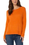 Liverpool Los Angeles Raglan Sleeve Sweater In Pumpkin Spice