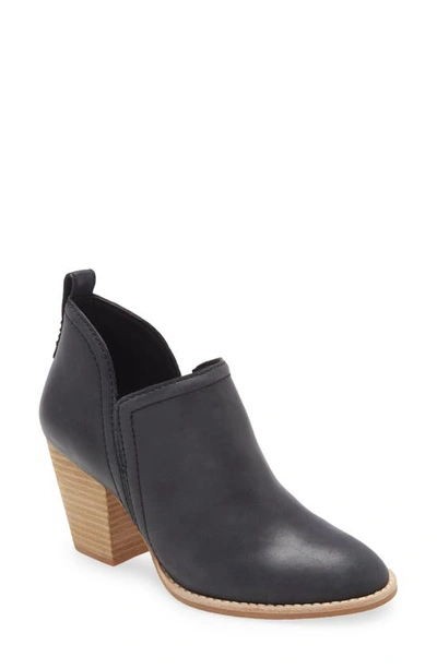Jeffrey Campbell Rosalee Bootie In Black Washed Natural