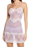 Wacoal Embrace Lace Chemise Nightgown 814191 In Rhapsody/white Alyssum