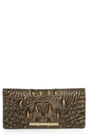 Brahmin Ady Croc Embossed Leather Wallet In Instinct