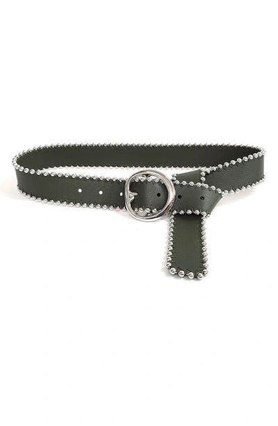 B-low The Belt Mitch Mini Belt In Black/ Silver