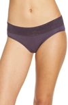 Tommy John Second Skin Lace Briefs In Nightshade