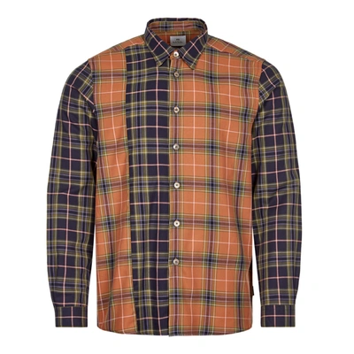 Paul Smith Check Shirt - Camel In Brown