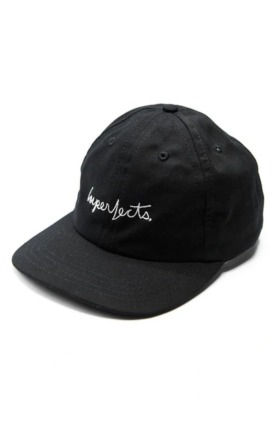 Imperfects The Director's Baseball Cap In Black