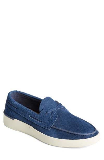 Sperry Legend Signature Suede Boat Shoes In Navy