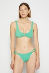 Pre-spring 2022 Swimwear Astrid Bikini Top In Kelly Green