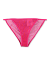 Saint Laurent Tulle Panties With Iconic Monogram - Atterley In Pink