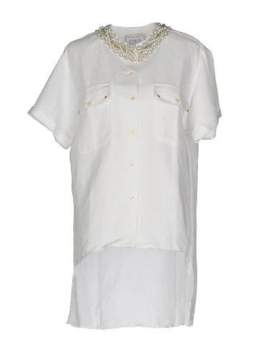 Forte Couture 亚麻衬衫 In White