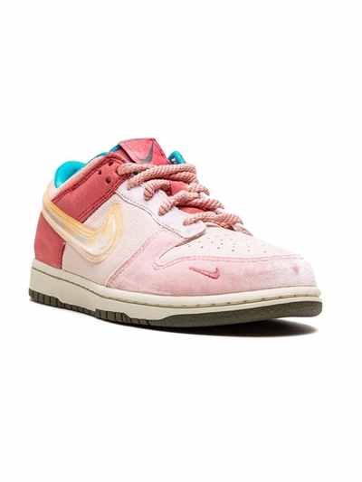 Nike Kids' X Social Status Dunk Low Trainers In Pink