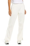 Alo Yoga Courtside Tearaway Snap Pants In Ivory