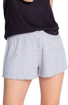 Pj Salvage Text Essential Shorts In Heather Grey