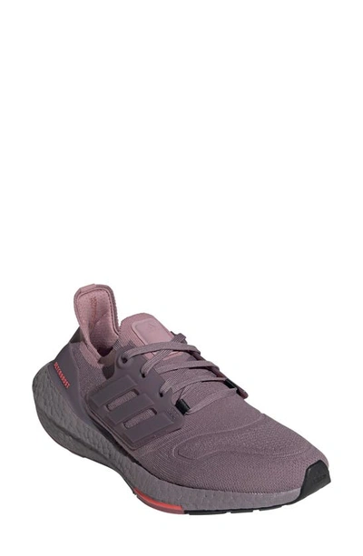 Adidas Originals Ultraboost 22 Recycled-plastic And Polyester Blend Mid-top Trainers In Legacy Purple/legacy Purple/magic Mauve