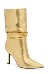 Jeffrey Campbell Guillo Pointed Toe Boot In Gold