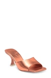 Jeffrey Campbell Mr-big Slide Sandal In Rose Gold