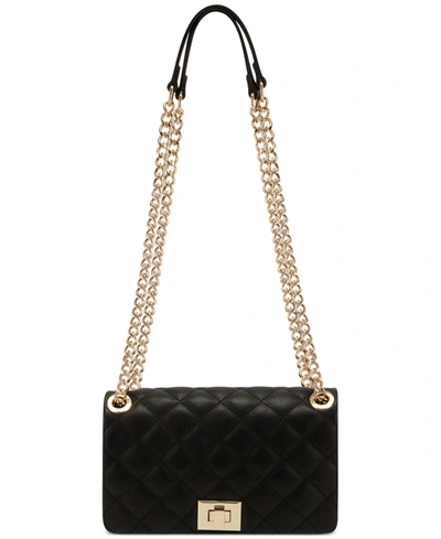 Inc International Concepts Ajae Small Quilted Crossbody, Created For Macy's In Black