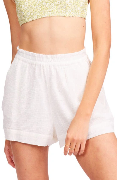 Billabong Perfect Day Cotton Shorts In Salt Crystal