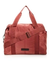 Adidas By Stella Mccartney Shipshape Gym Bag In Clay Red/gunmetal