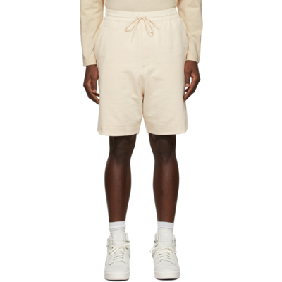 Y-3 Classic Terry Shorts Linen In Beige