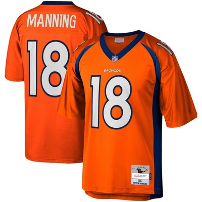 Mitchell & Ness Peyton Manning Orange Denver Broncos Legacy Replica Jersey