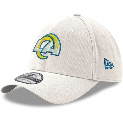 New Era White Los Angeles Rams La Logo Iced Ii 39thirty Flex Hat