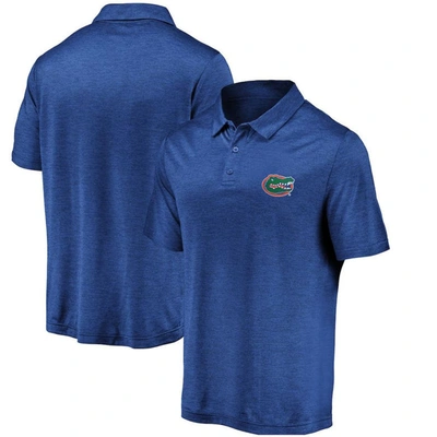 Fanatics Men's  Royal Florida Gators Primary Logo Striated Polo Shirt