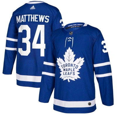 Adidas Originals Adidas Auston Matthews Blue Toronto Maple Leafs Authentic Player Jersey