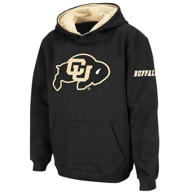 Stadium Athletic Kids' Youth  Black Colorado Buffaloes Big Logo Pullover Hoodie