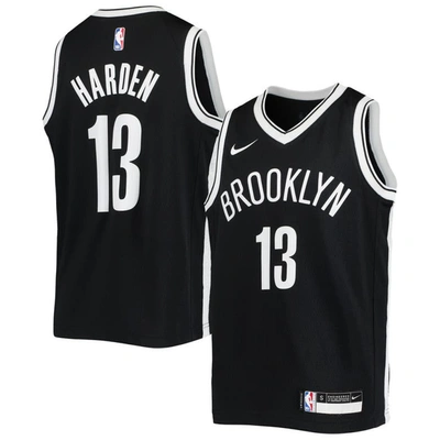 Nike Kids' Youth  James Harden Black Brooklyn Nets Swingman Jersey