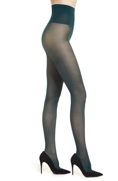 Swedish Stockings Svea Premium Opaque Tights In Bottle Green