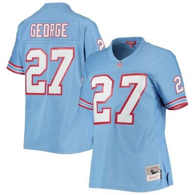 Mitchell & Ness Eddie George Light Blue Houston Oilers Legacy Replica Player Jersey