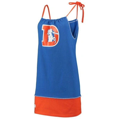 Refried Apparel Royal Denver Broncos Sustainable Vintage Tank Dress