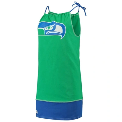 Refried Apparel Kelly Green Seattle Seahawks Sustainable Vintage Tank Dress