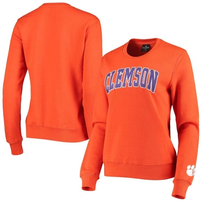 Colosseum Orange Clemson Tigers Campanile Pullover Sweatshirt