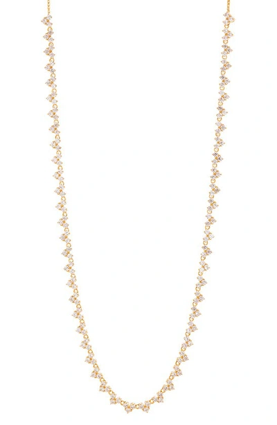Nadri Social Lights Lace Strand Necklace, 19 In Gold