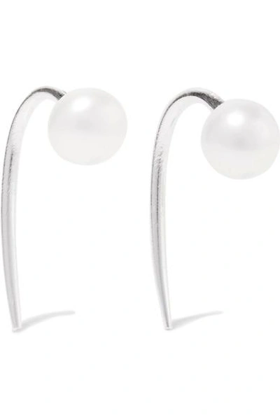Chan Luu Sterling Silver Pearl Earrings