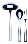 Mepra 3-piece Serving Set In Stainless Steel Set 1
